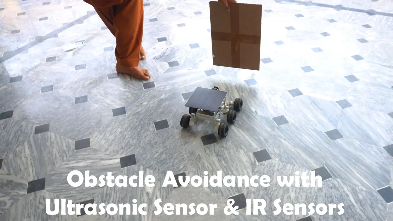 object follower robot using ultrasonic sensor and ir sensors - master robotics