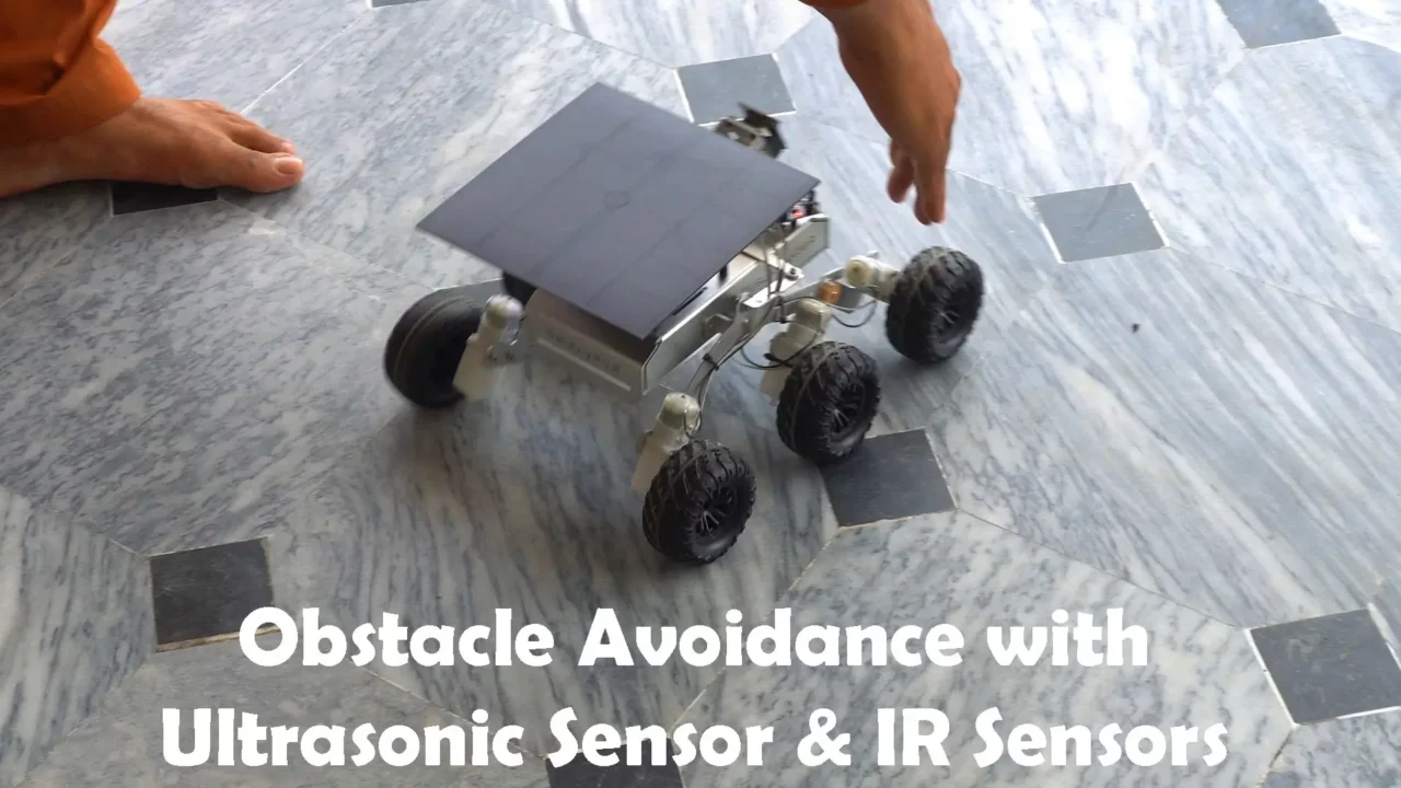 obstacle avoidance robot using ultrasonic sensor and ir sensors - master robotics