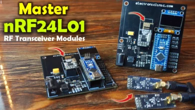 interfacing arduino and nRF24L01