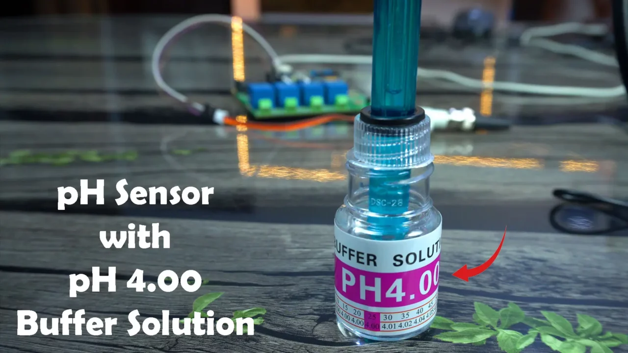 buffer solution use for pH Sensor calibration with Arduino