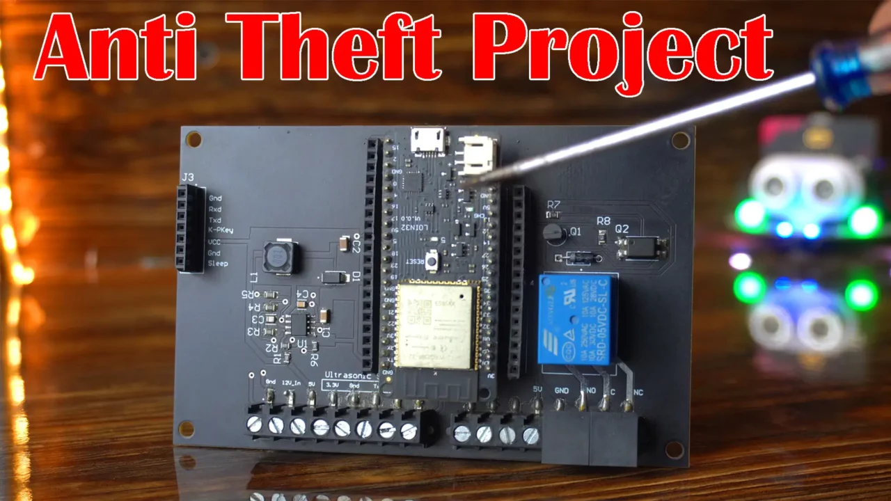 esp32 Anti Theft project for bike