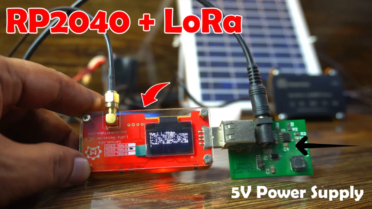 RP2040 Soil pH Meter 5v power supply