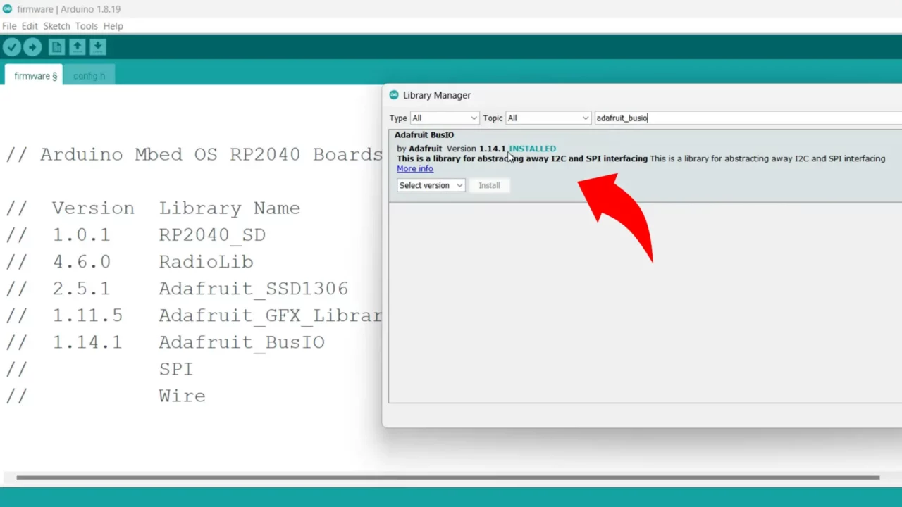 adafruit busio arduino library for Soil pH Meter