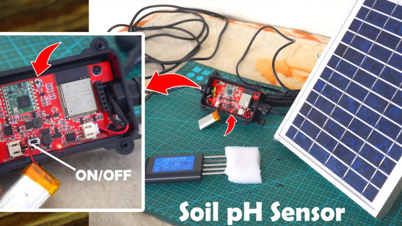 Soil pH Meter agrosensor lorawan wifi setup