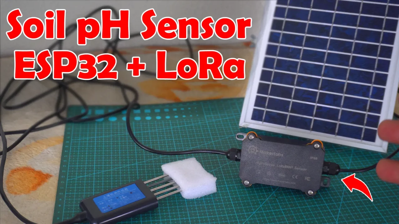 esp32 and Soil pH Meter