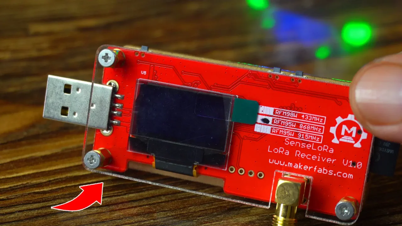 Soil pH Meter lora receiver using rp2040 senselora