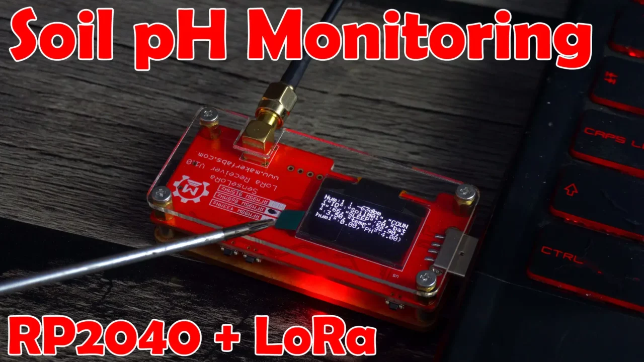 ph meter for soil monitoring using rp2040 and lora agrosense Soil pH Meter