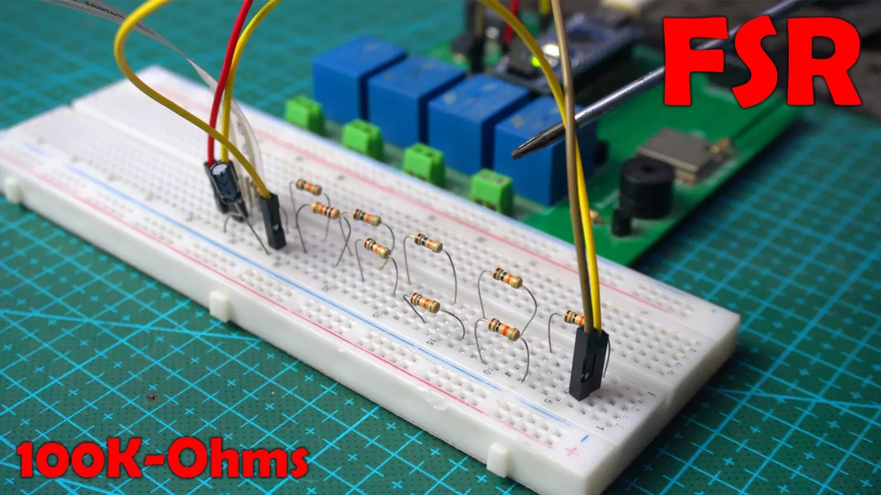 100k resisitor with Force Sensitive Resistor