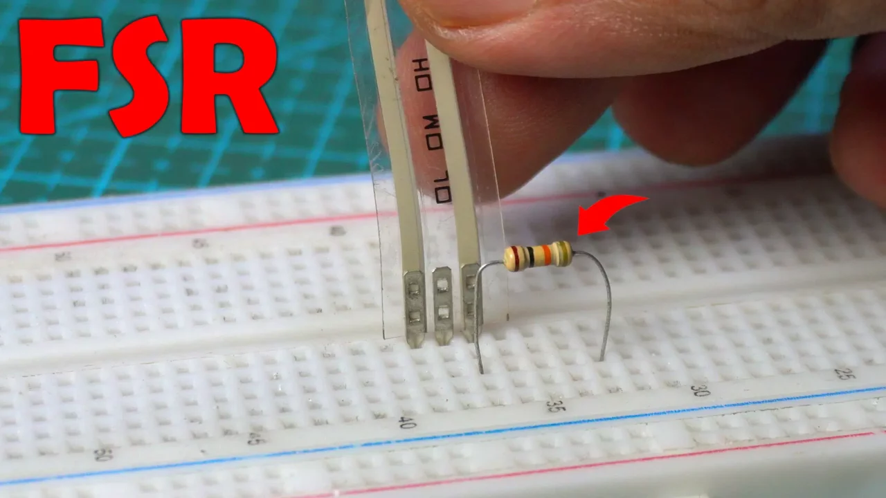 10k resistor with Force Sensitive Resistor