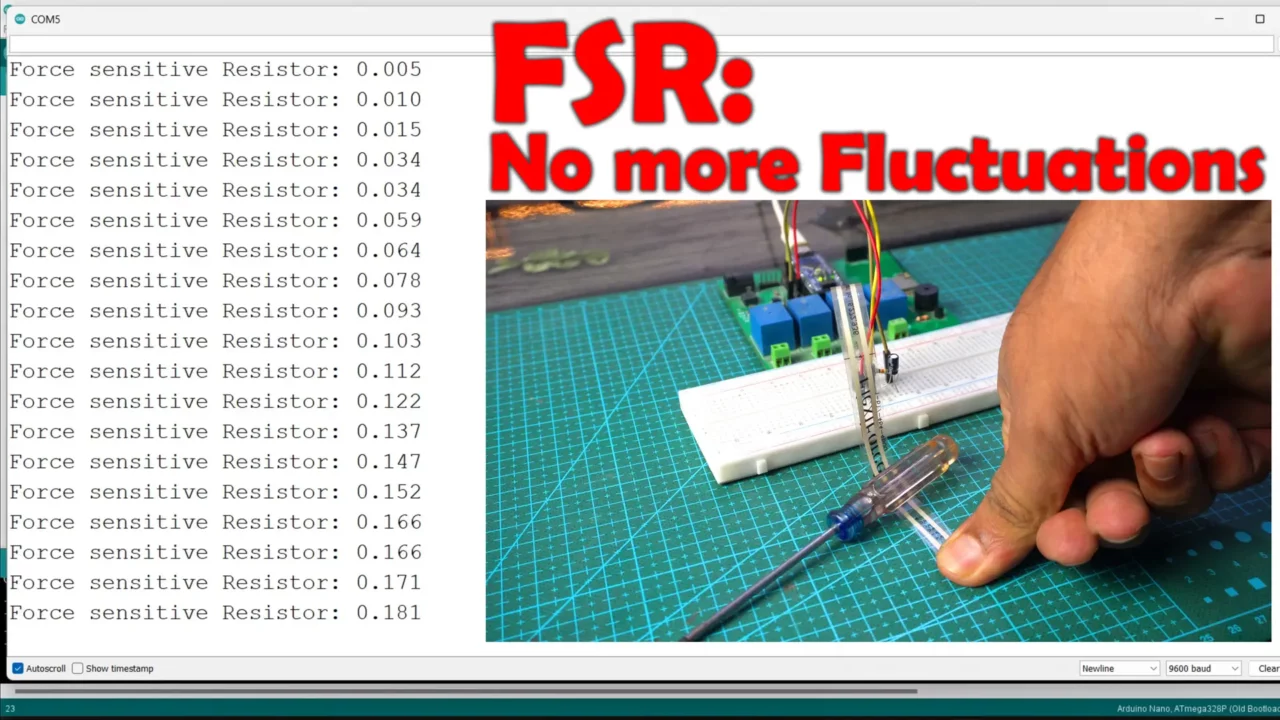 Force Sensitive Resistor stable value