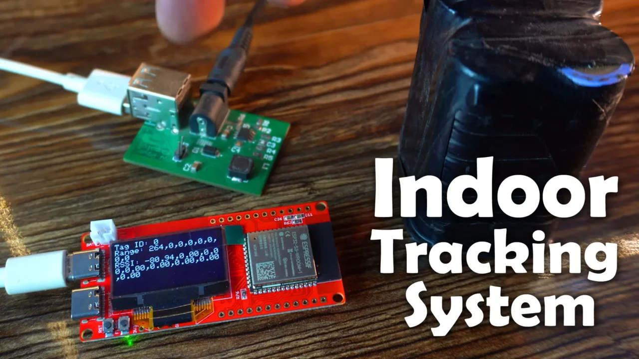 esp32 and mauwb indoor tracking system