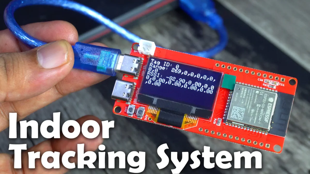 indoor tracking systemu using esp32 and mauwb ultra wide band