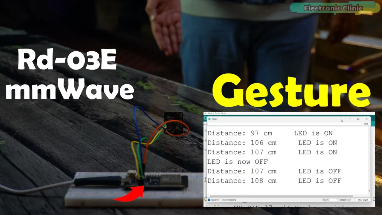 Rd-03E mmWave Human detection Sensor