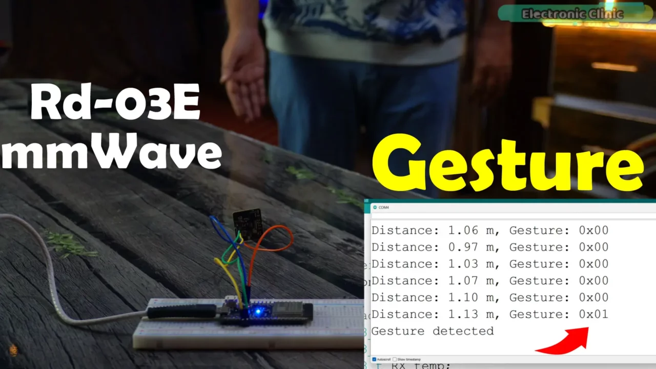 Rd-03E mmWave Human detection Sensor