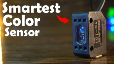 how to use Smart Color Mark Photoelectric Sensor with esp32
