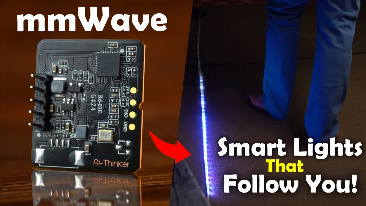 Smart Staircase Lighting with esp32 and mmwave sensor motion activated led strip