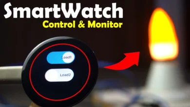 SmartWatch Home Automation and sensor monitoring
