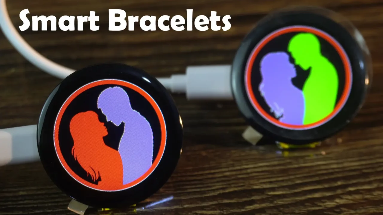 SmartWatch Home Automation and smart bracelets for lover couples