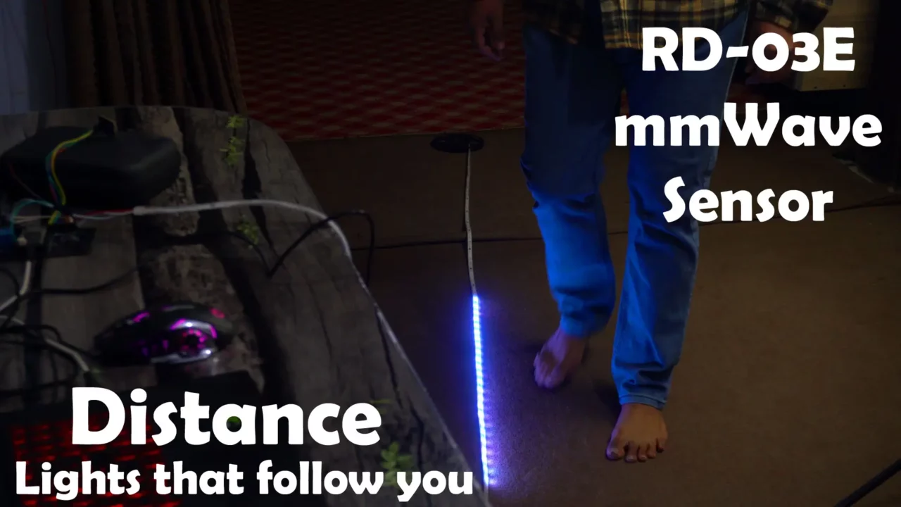 Smart Staircase Lighting esp32 mmwave sensor