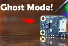 C4001 mmWave human detection sensor with arduino and esp32