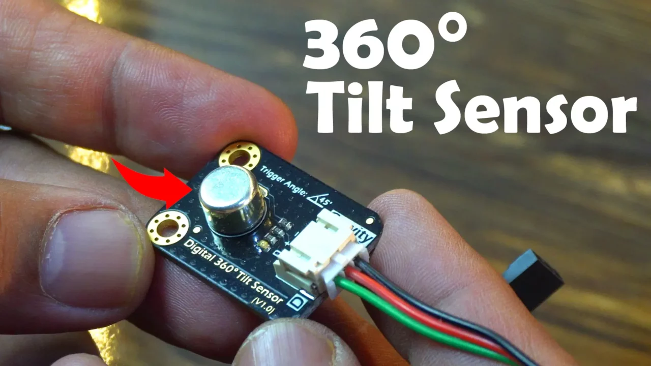 Digital 360° Tilt Sensor with esp32 and arduino