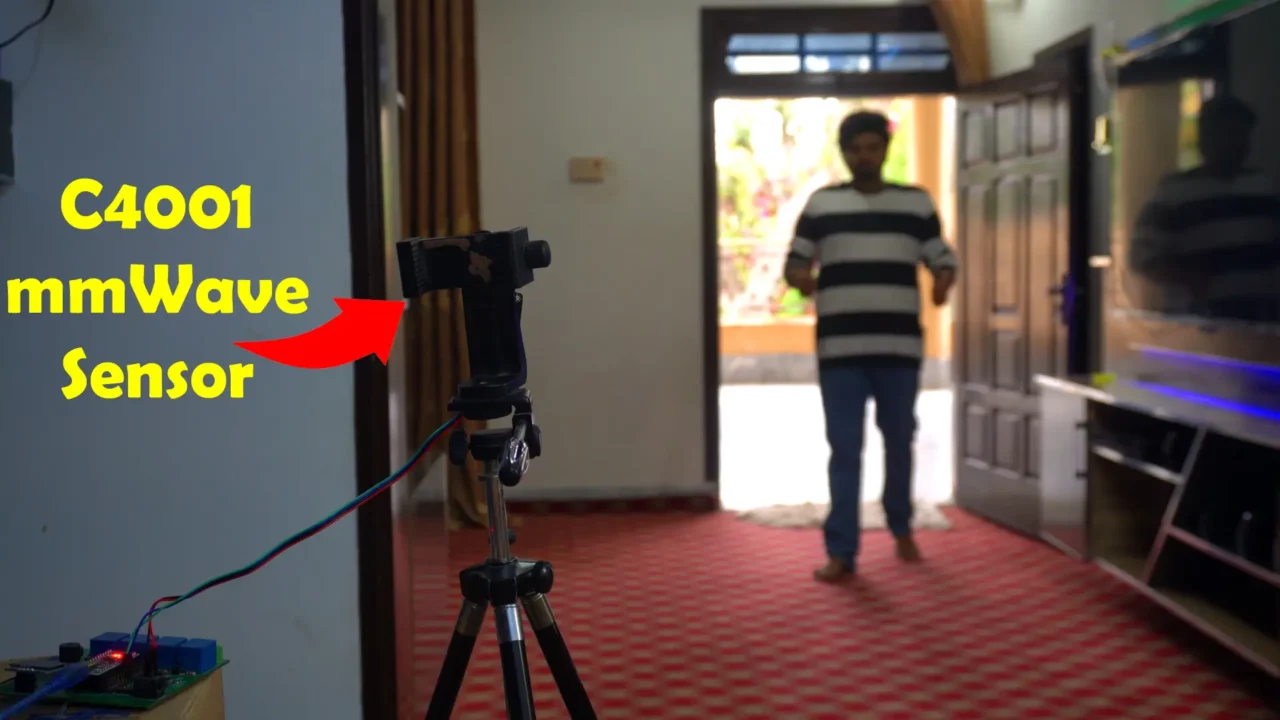 C4001 mmWave sensor detected me as i entered the room