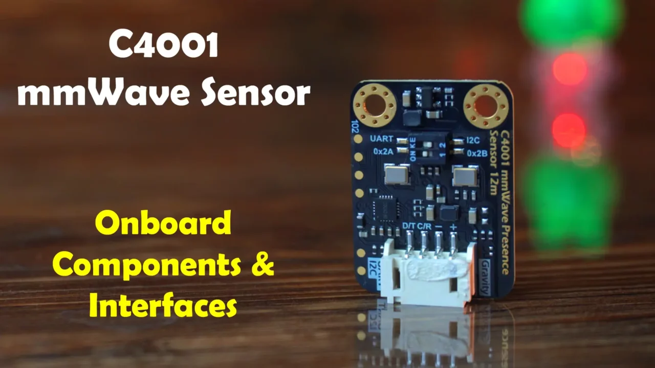 C4001 mmWave sensor onboard components and interfaces