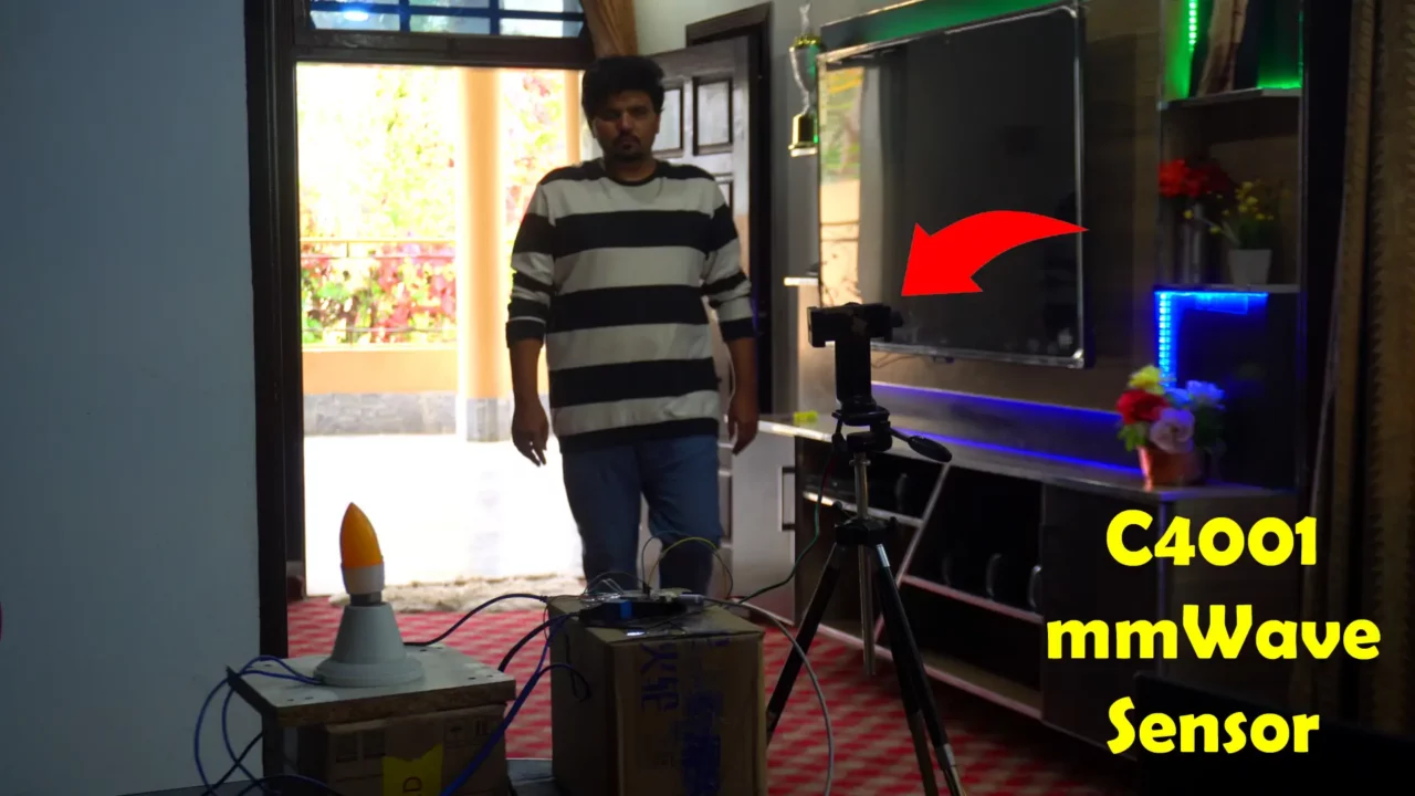 control a light using C4001 mmWave sensor