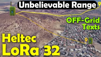 Real off-grid communication demo during a Heltec LoRa 32 Range Test