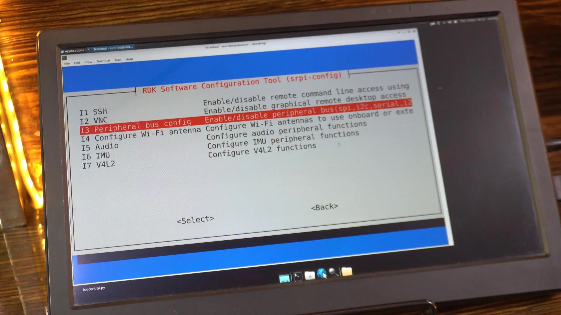 I3 peripheral bus configuration on RDK X5 in rdk x5 programming tutorial