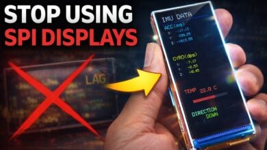 matouch esp32-s3 parallel tft display faster alternative to SPI display comparison
