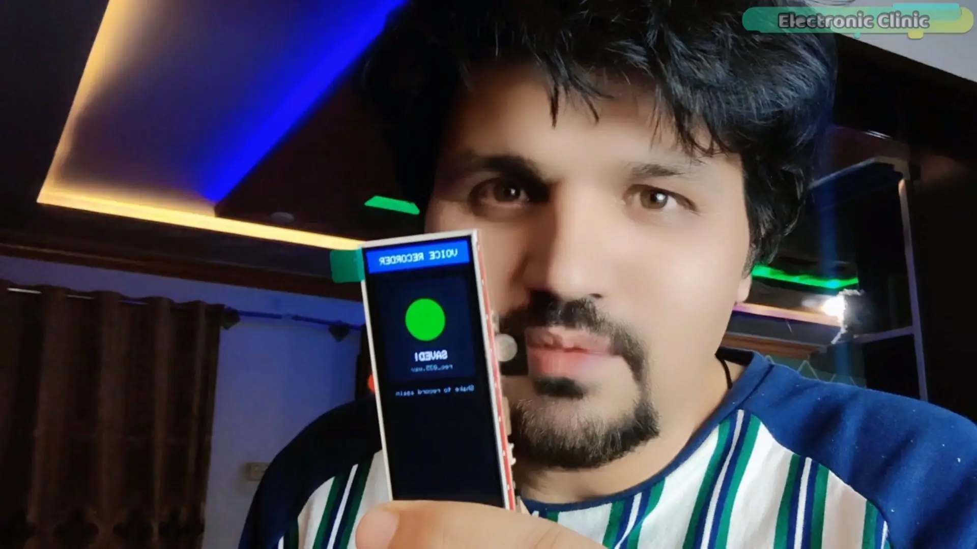 Sound recording storage process in ESP32 Voice Recorder using SD card