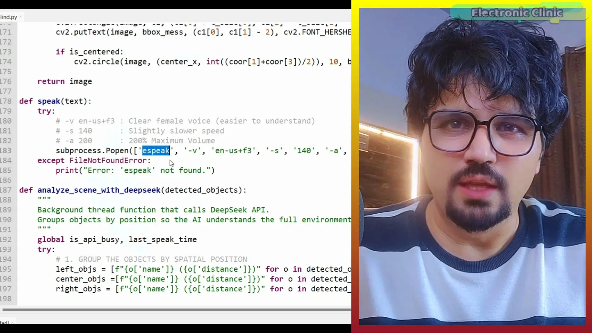 DeepSeek V4 RDK X5 Python code for an AI vision assistant