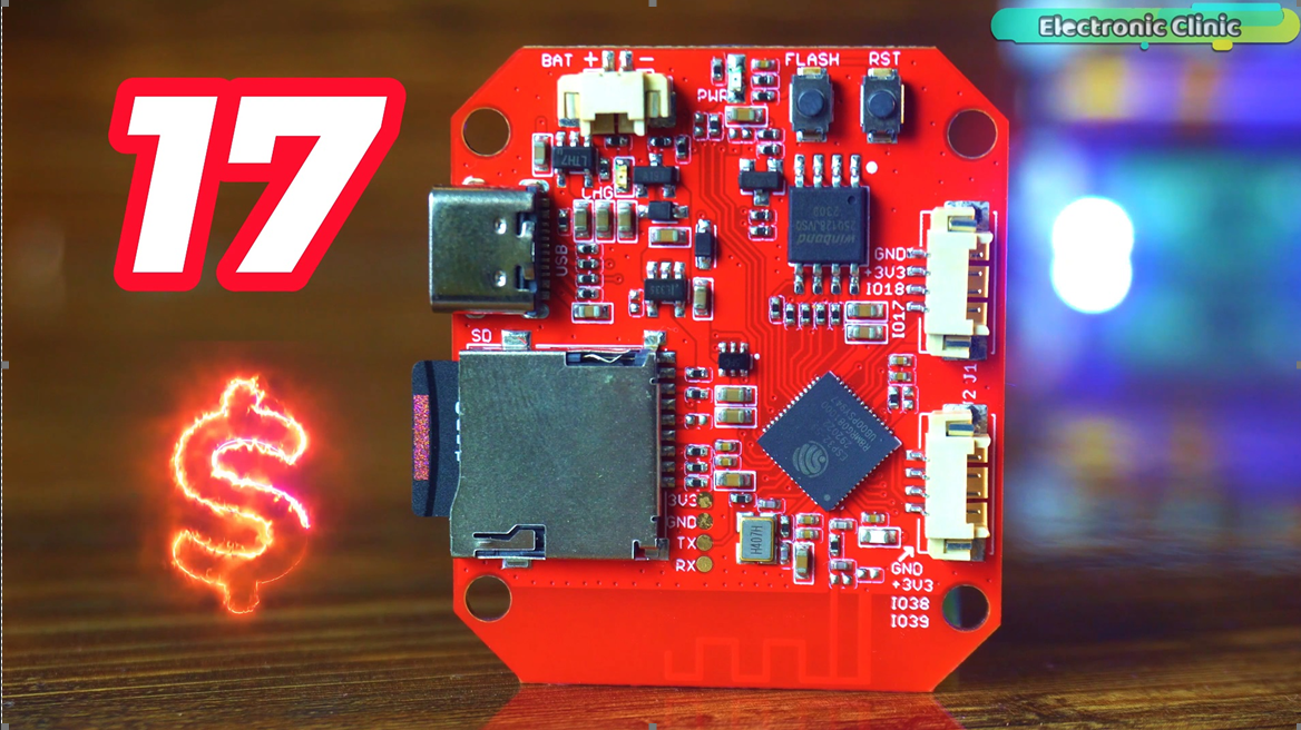ESP32-S3 board for LVGL and SquareLine Studio touchscreen projects