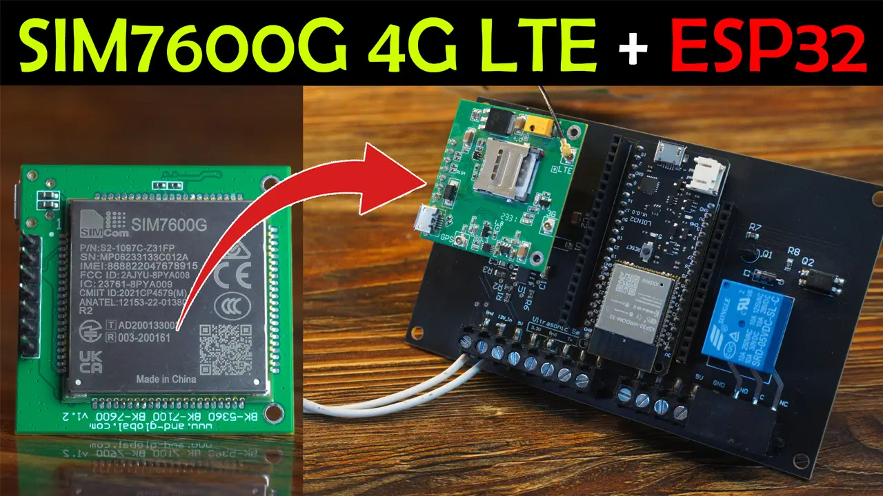 ESP32 development board with 5V 3A power supply