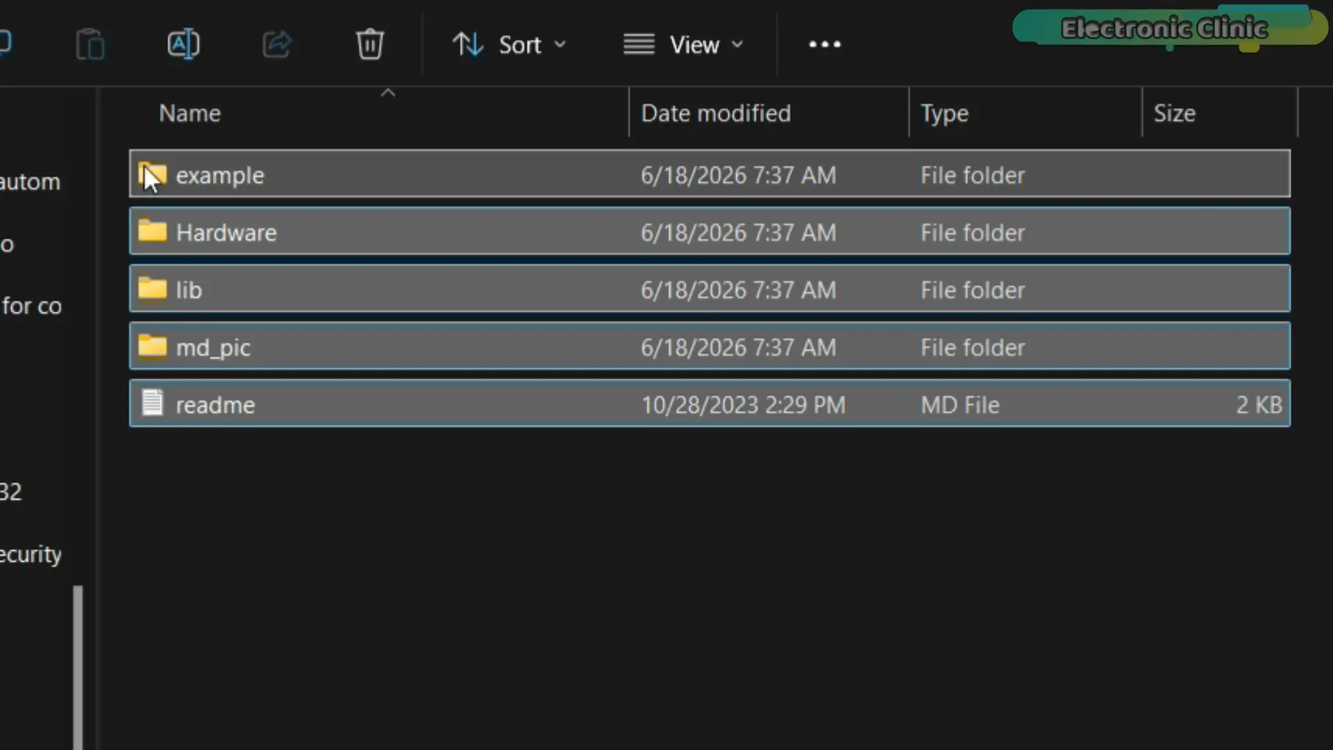 Standard directory structure for an ESP32-S3 LVGL display project