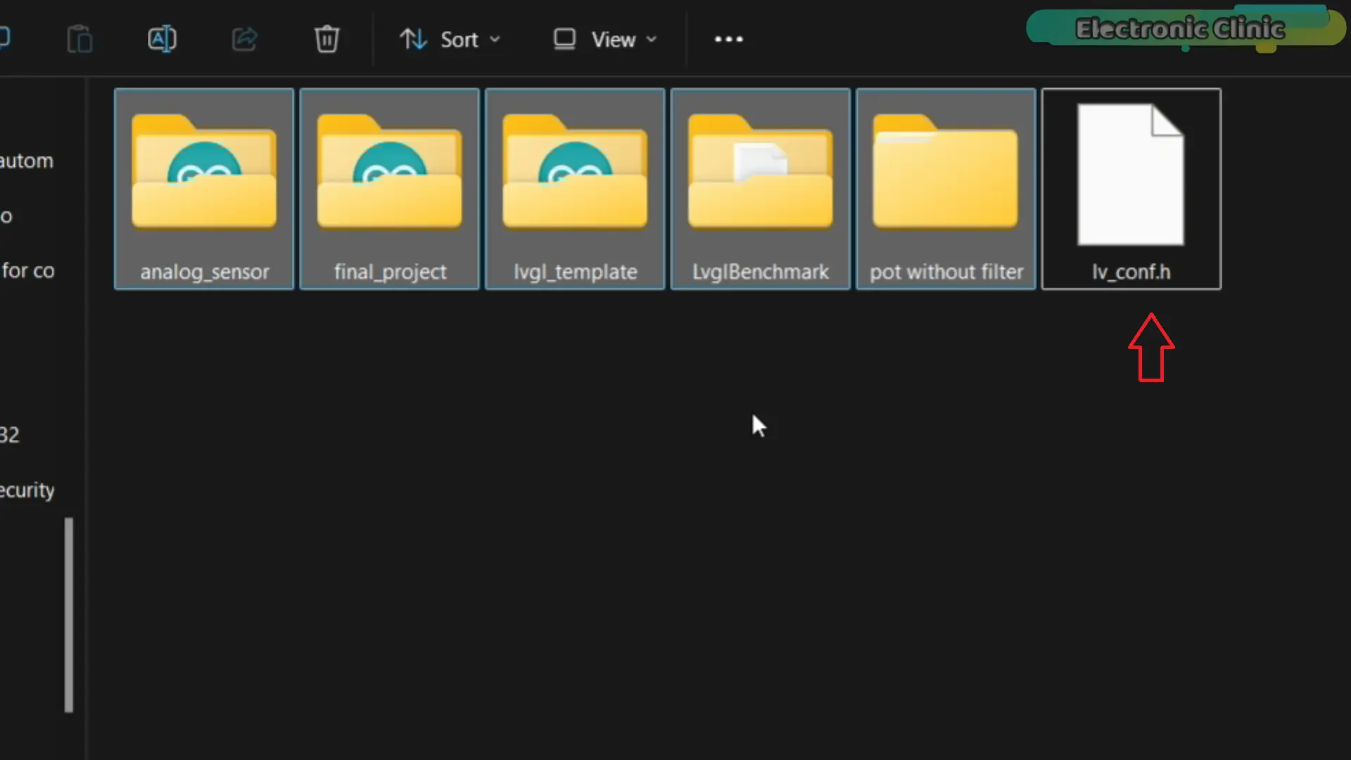 lv_conf.h configuration file for setting up LVGL on ESP32-S3