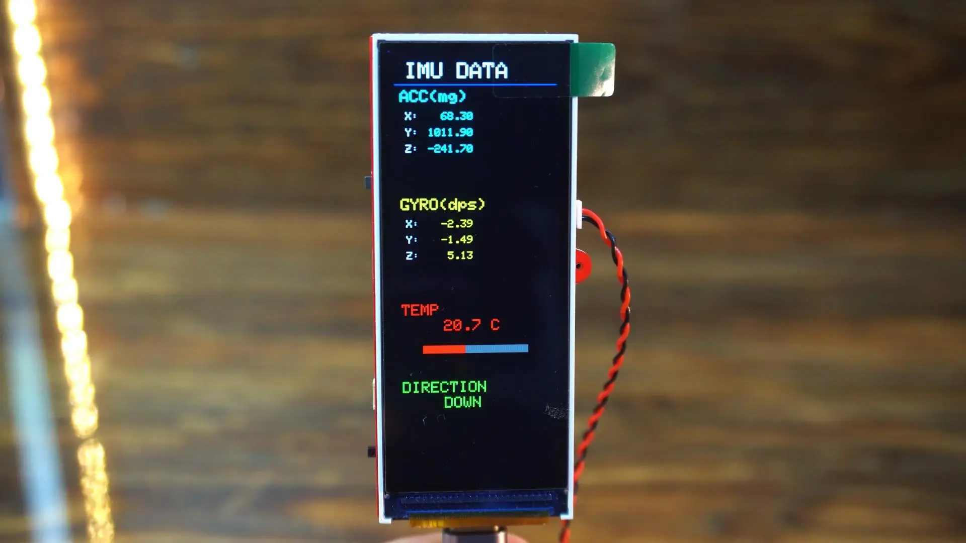 UI designing through code on an ESP32-S3 development board