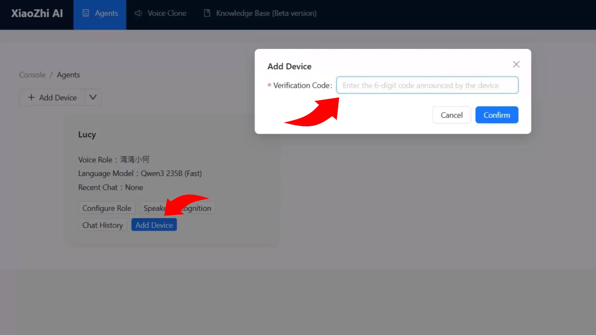 Adding AiPi-PalChat V1 to Xiaozhi AI using the device verification code
