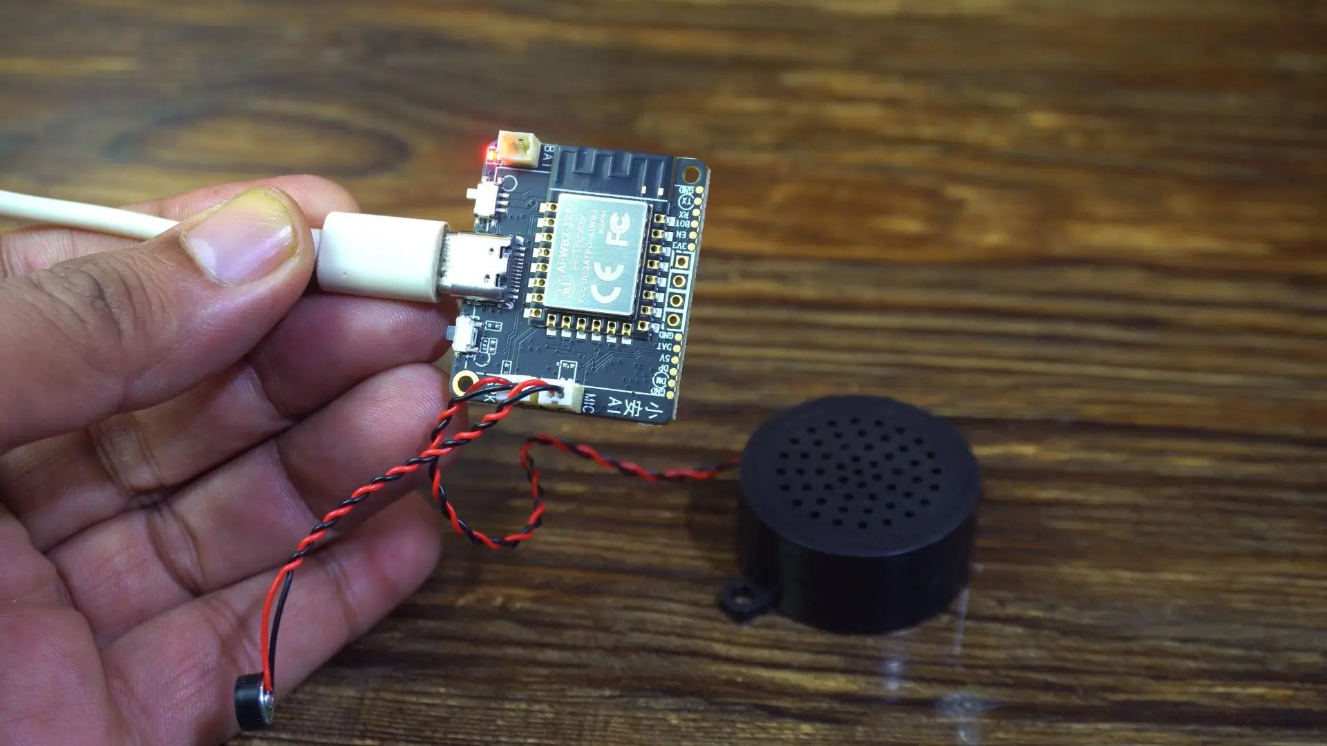 AiPi-PalChat V1 network configuration for connecting the AI voice module to Wi-Fi