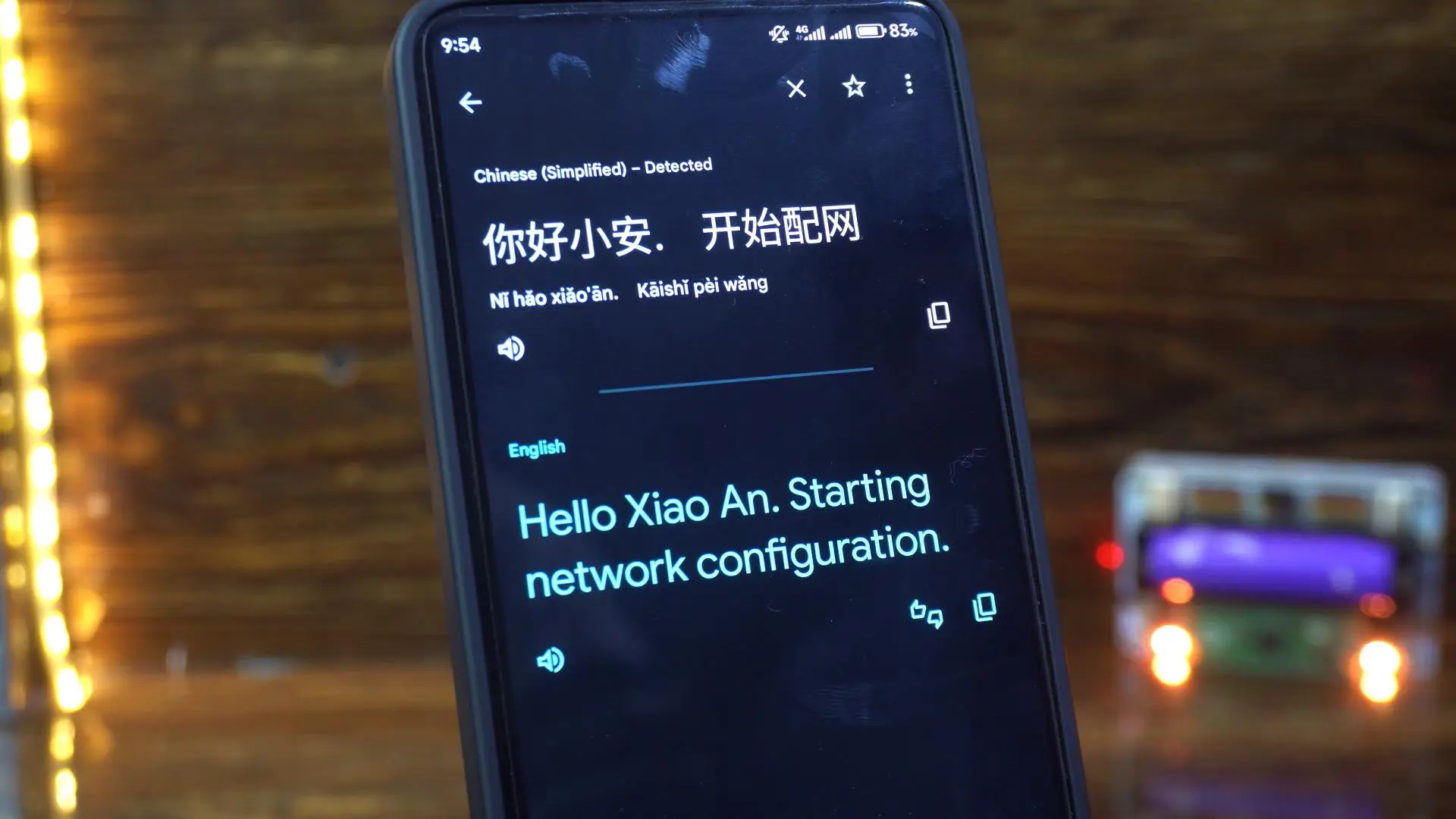 AiPi-PalChat V1 wake-up command working with Google Translator for Chinese voice activation