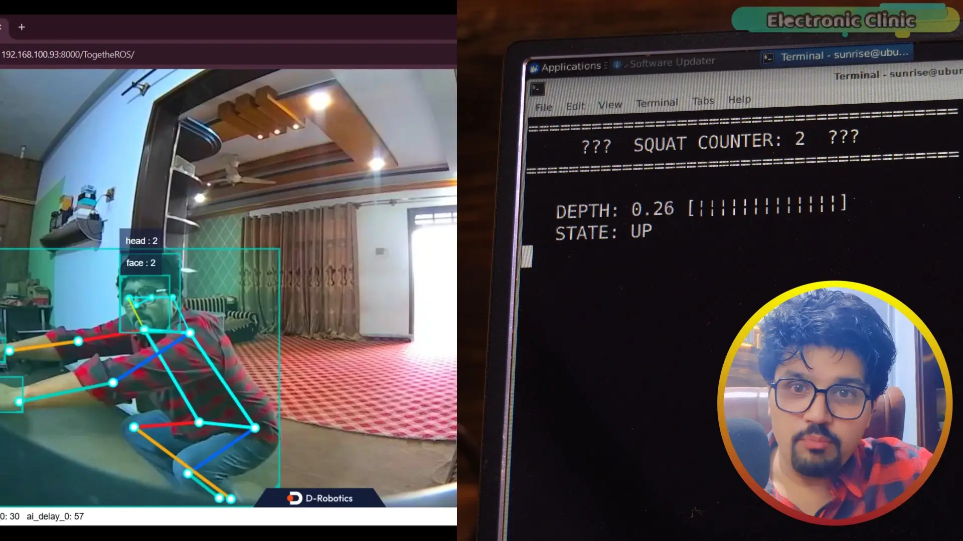 AI Squats Counter Automatically Counting Squat Repetitions