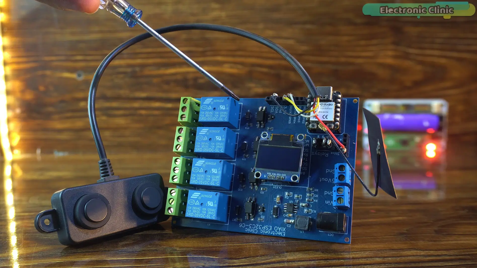 Custom development board for Xiao ESP32C3 water tank level monitoring project