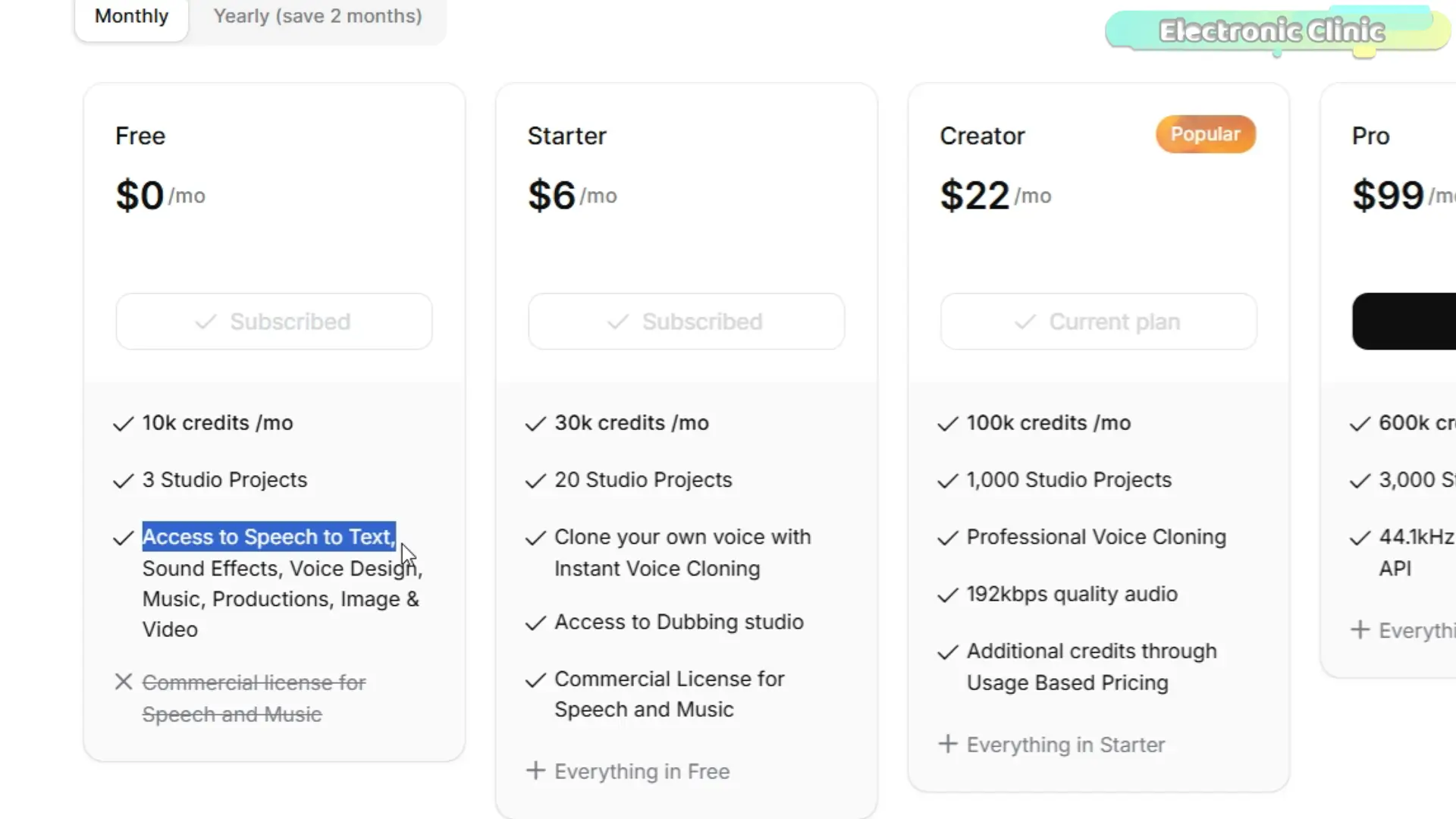 ElevenLabs pricing for Speech to Text using ESP32-S3