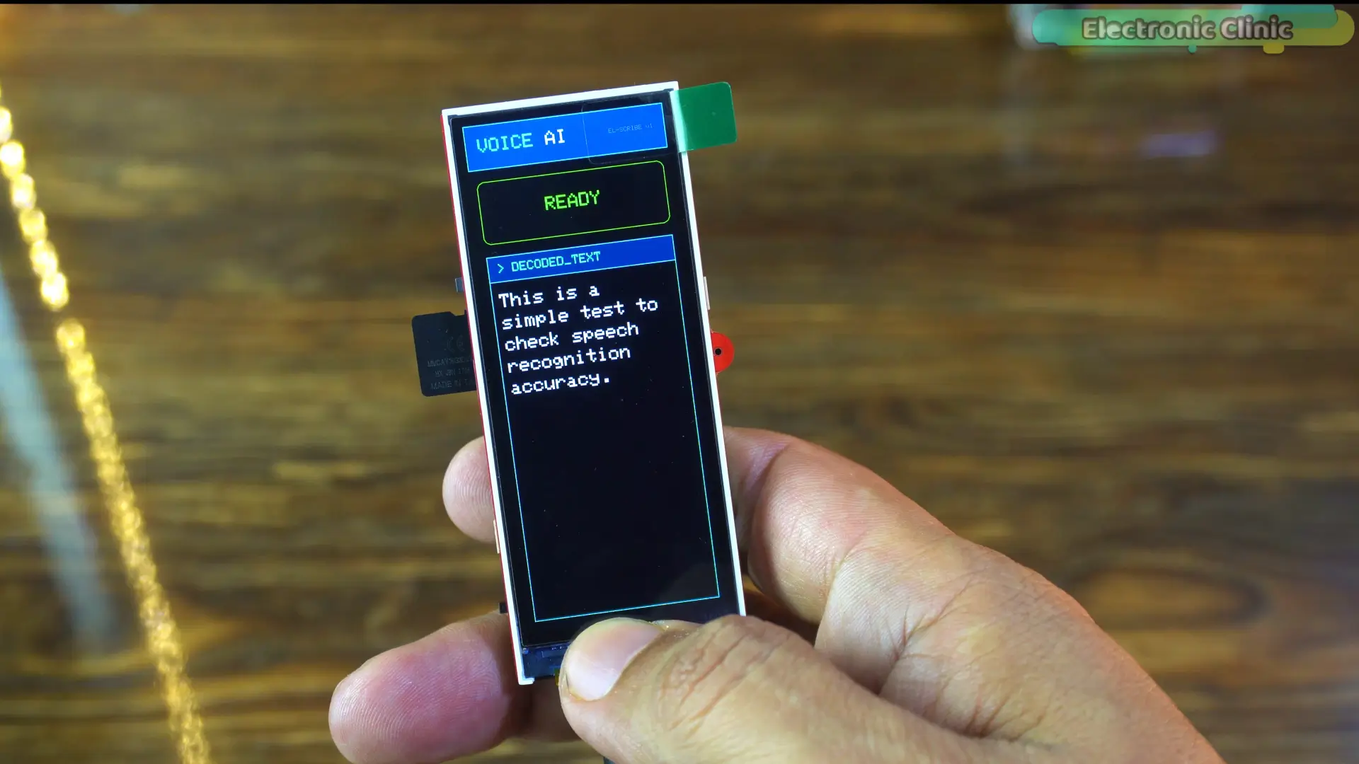 ESP32-S3 ElevenLabs AI sentence transcription for speech to text