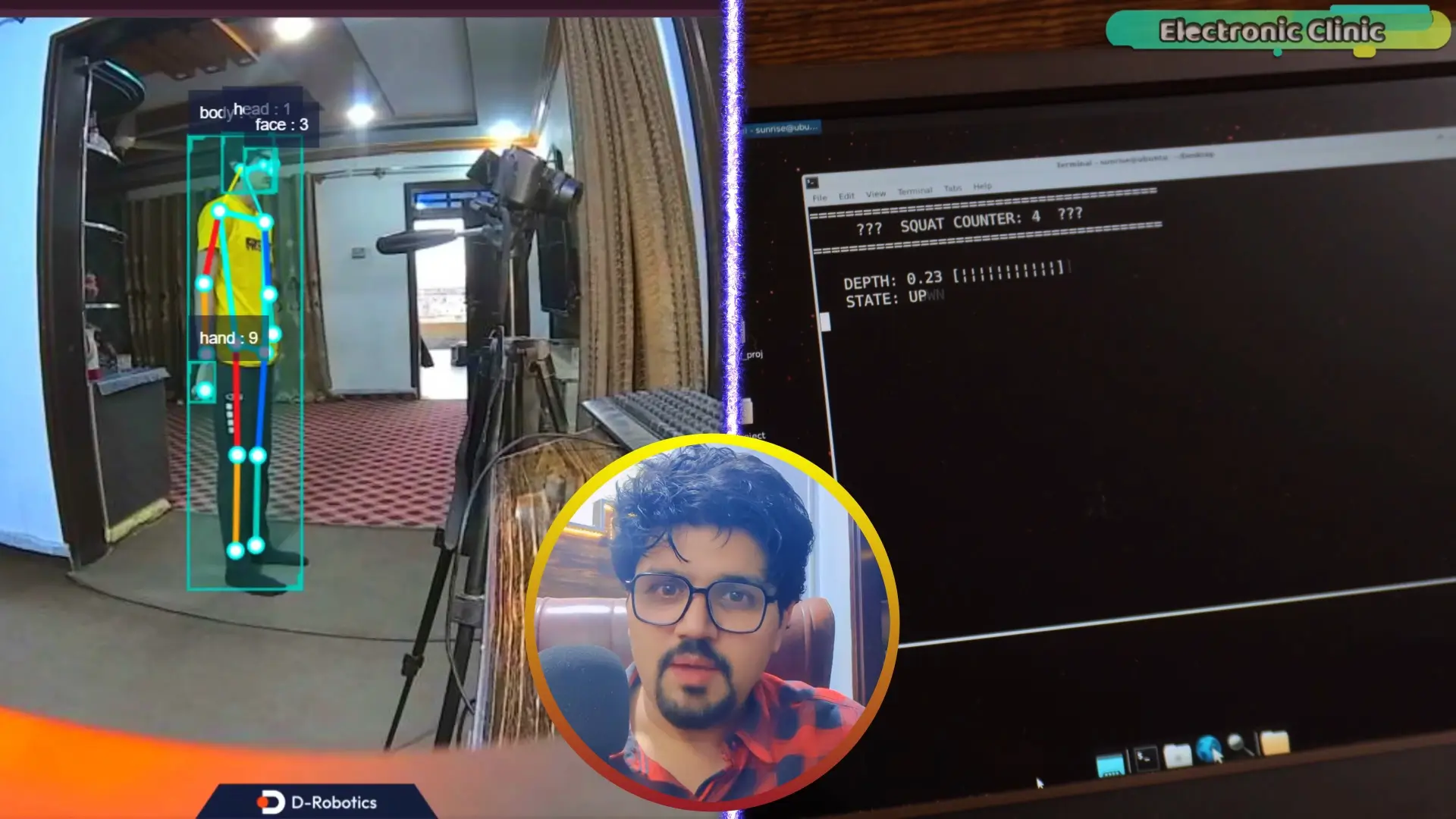 High-Performance BPU Powered AI Model for Squats Counter Using RDK X5