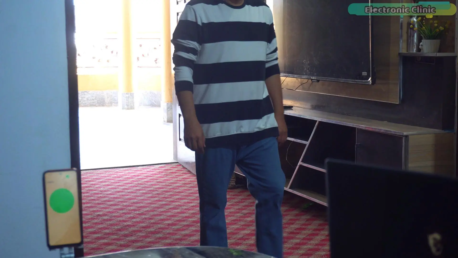 Human successfully detected by mmWave sensor