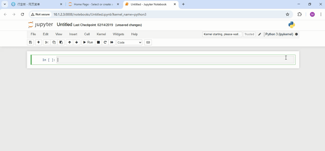 UNIHIKER M10 Jupyter Notebook interface for Python programming