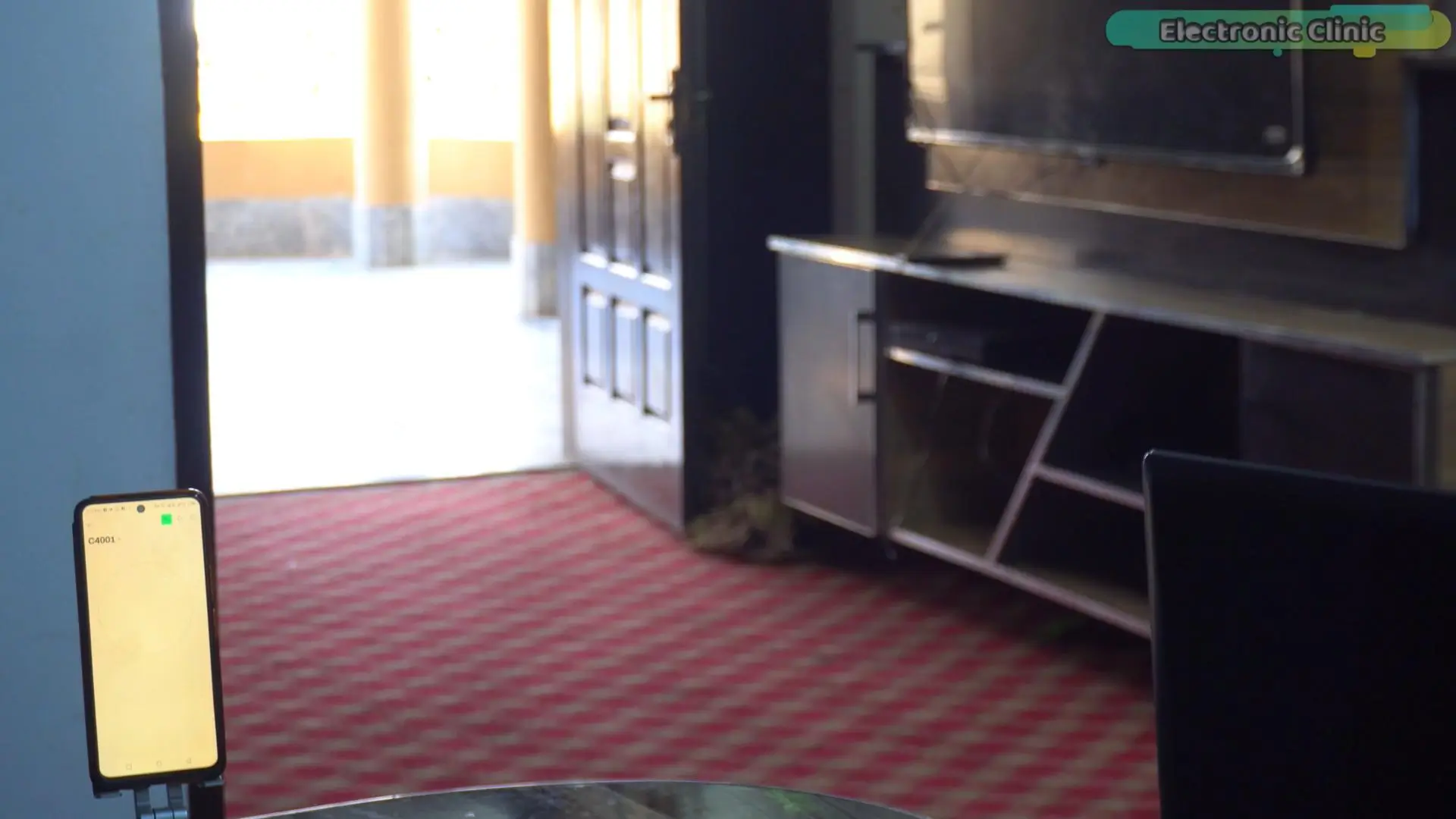 mmWave sensor test when nobody is in the room
