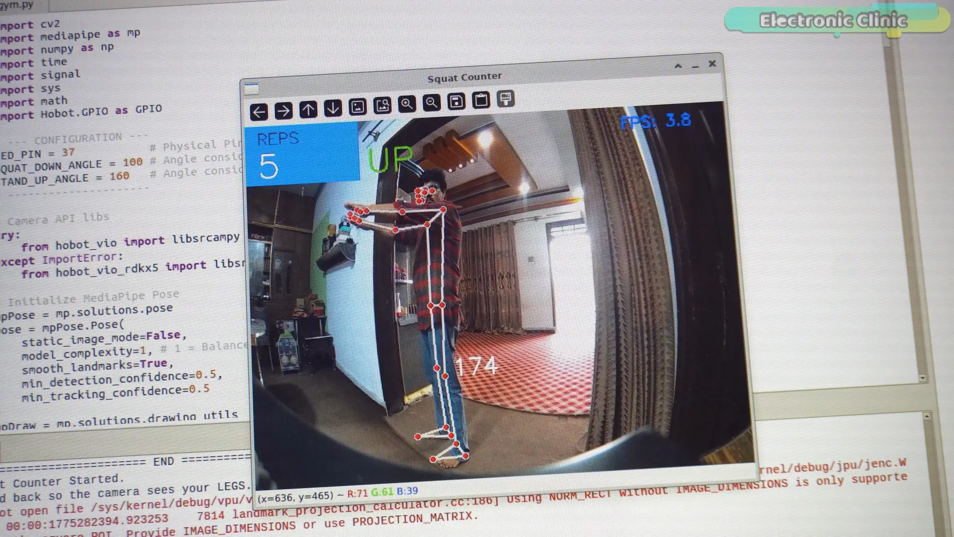 Much More Accurate AI Squats Counter Using Body Pose Detection